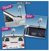 (2009) Jack in the Box WINTER EAR MUFFS & SCARF Car Antenna Ball / Auto Dashboard Accessory